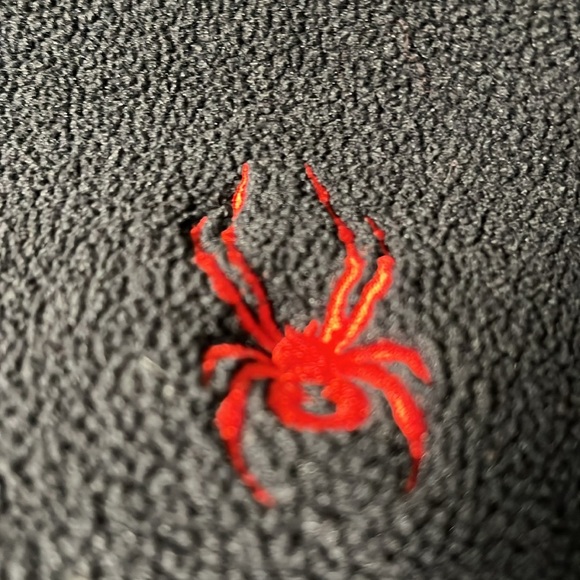 Jacket coat black, Spider web on back and spider on front, size S boy or girl - Picture 5 of 11